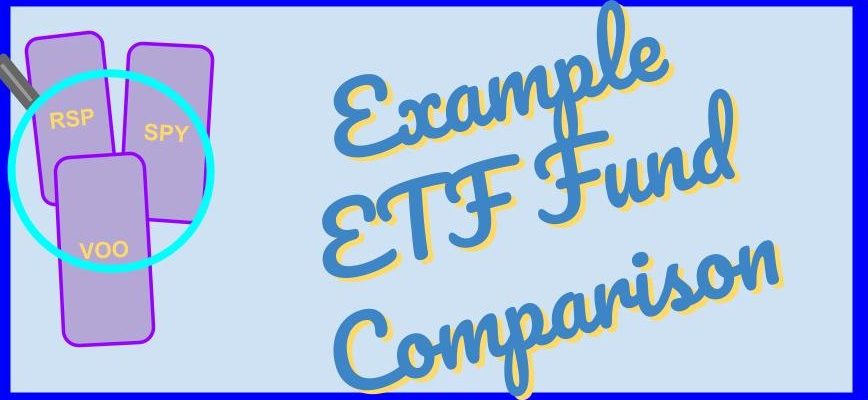 Worst graphic yet! Not a goal I am shooting for... Example ETF Fund Comparison